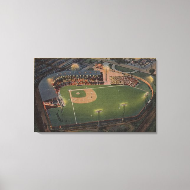 Toile Columbus, OH - Aérien de Red Bird Baseball (Recto)