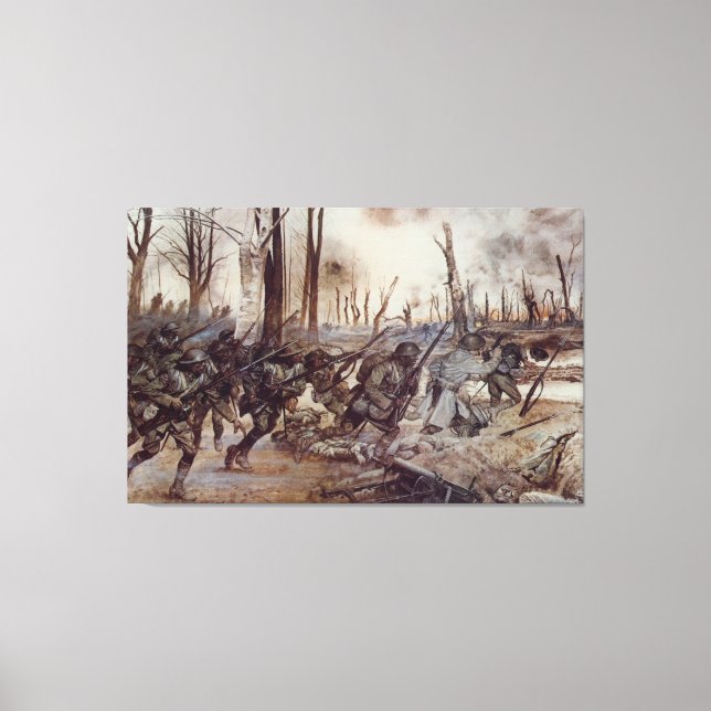 Toile Combattants de l'Enfer de Harlem par H. Charles Mc (Recto)