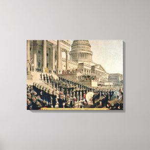 Toile Comme ils ont semblé participants à l'inauguration