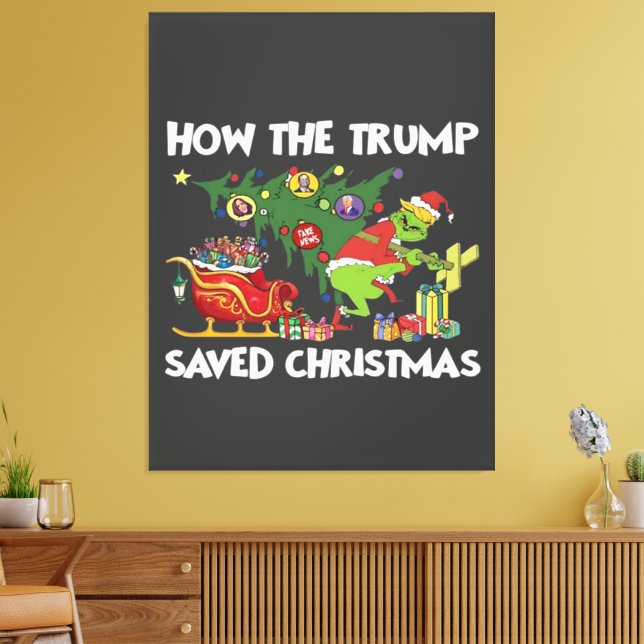 Toile Comment Trump a sauvé Noël (Insitu(Salon))