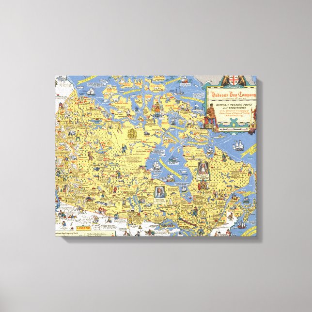 Toile Compagnie de baie d'Hudson (Recto)