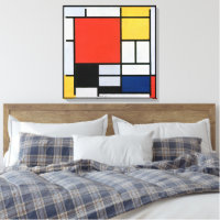 Composition Abstraite Vintage de Piet Mondrian