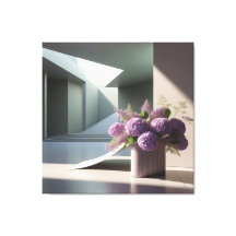 Composition d'escalier floral