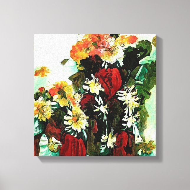 Toile Composition florale (Recto)