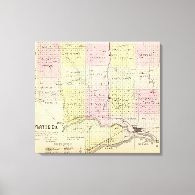 Toile Comté de Platte, Nebraska (Recto)