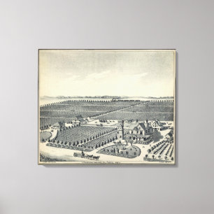 Toile Comté de vignoble de Caledonia, Fresno