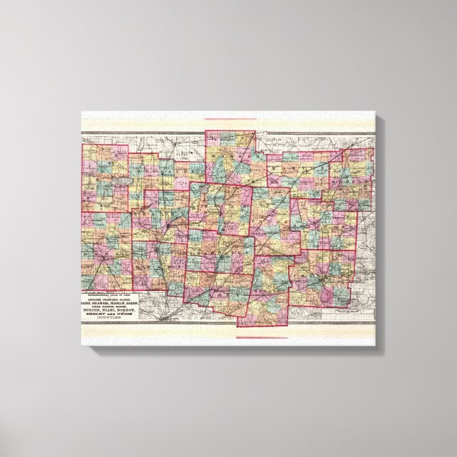 Toile Comtés de l'Ohio 2 (Recto)