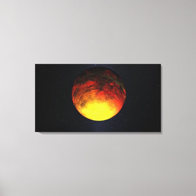 Toile Concept artistique de Kepler-10b (Recto)