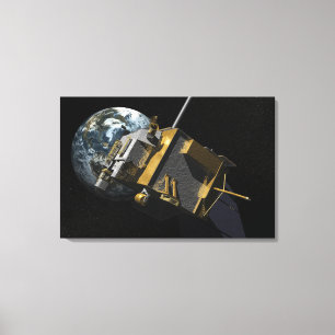 Toile Concept d'artiste de la reconnaissance lunaire