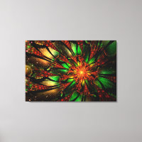 Conception Abstraite des fleurs fractales.