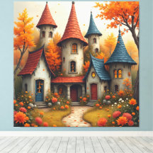 Conception de cottage de fantaisie fantaisiste d'a