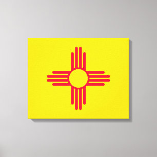 Toile Conception de drapeau d'état du Nouveau Mexique