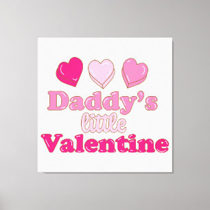 Toile Conception de la petite Saint-Valentin de papa ave
