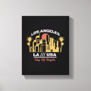 Toile Conception de la skyline de Los Angeles LA USA Cit