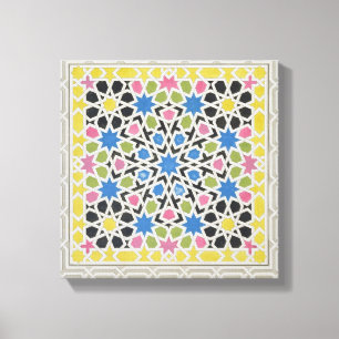 Toile Conception de mosaïque d'Alhambra, 'de l'Arabe