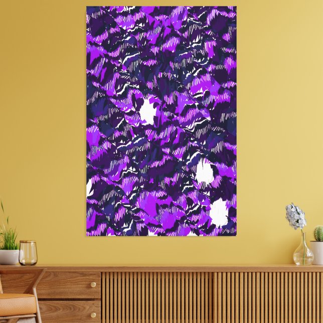 Toile Conception de paysage quantique abstrait  (Insitu(Salon))