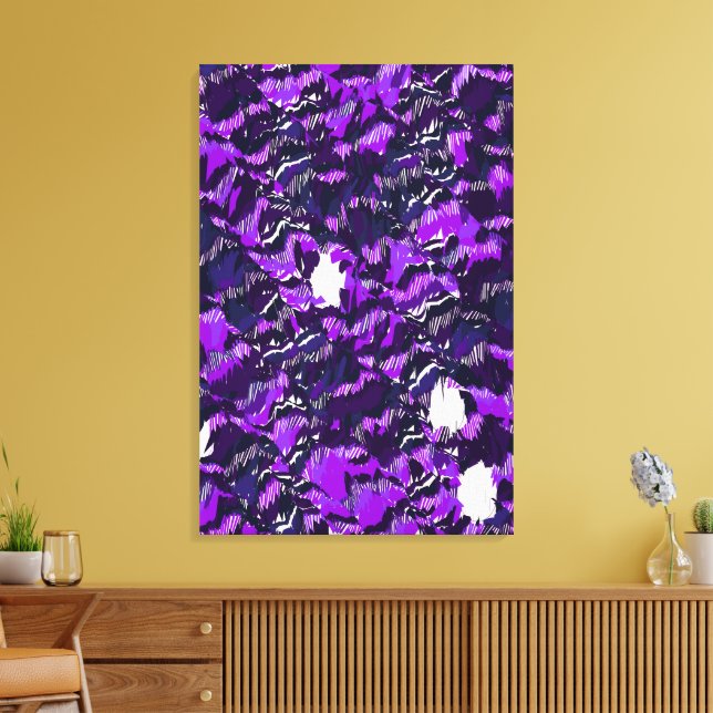 Toile Conception de paysage quantique abstrait  (Insitu(Salon))