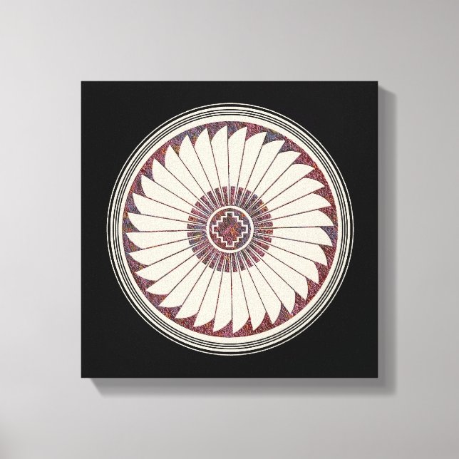 Toile Conception de poterie Mimbres (Recto)