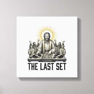 Toile Conception de t-shirt vintage religieux DJ The Las