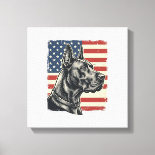Toile Conception de vecteur de drapeau patriotique Grand
