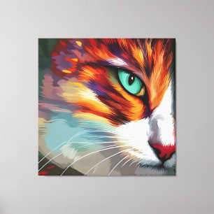 Toile Conception des yeux de chat