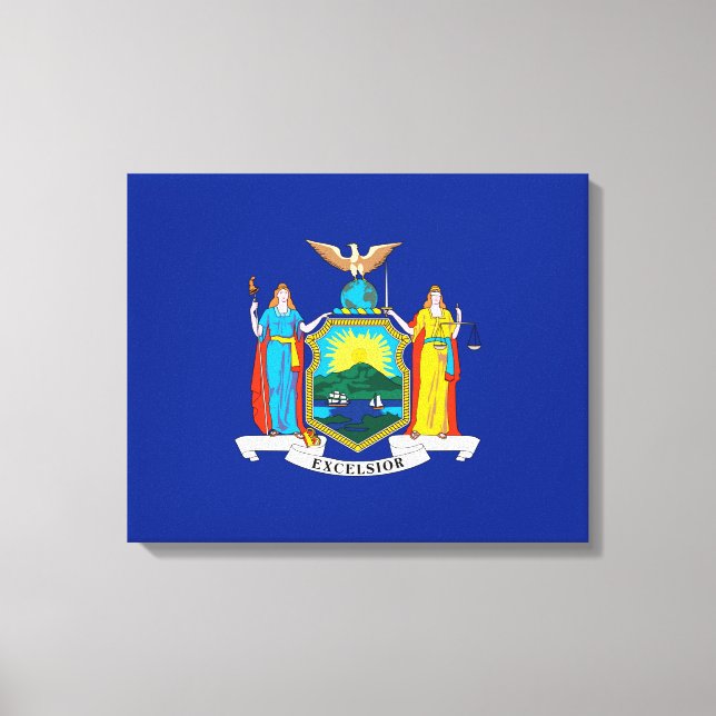 Toile Conception du drapeau de l'État de New York (Recto)