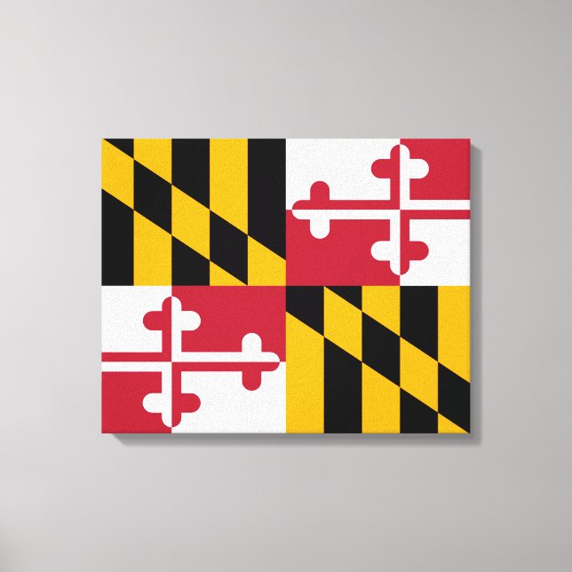Toile Conception du drapeau de l'État du Maryland (Recto)