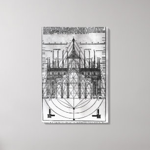 Toile Conception pour la cathédrale de Milan