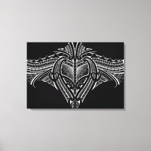 Toile Conception tribale Samoane de tatouage