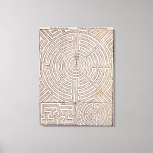 Toile Conceptions pour des labyrinthes, "du jardinier