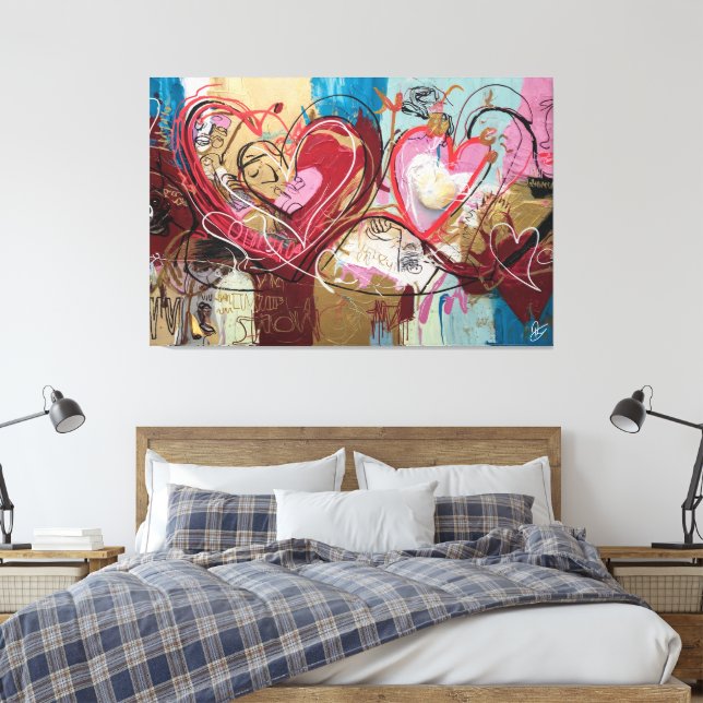 Toile Conexões Apaixonadas (Insitu(Chambre))