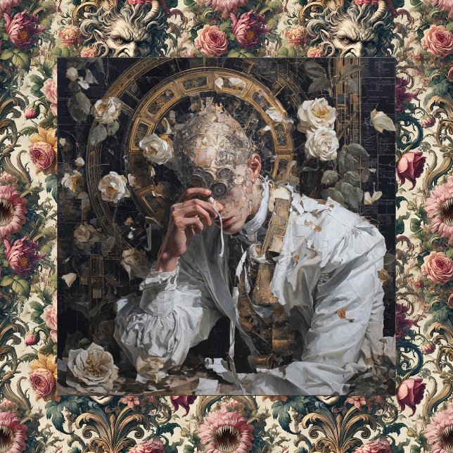 Toile Confessions of a Monocle Maker — Gothic Surreal  (Confessions of a Monocle Maker + Baroque Hunger Pains)