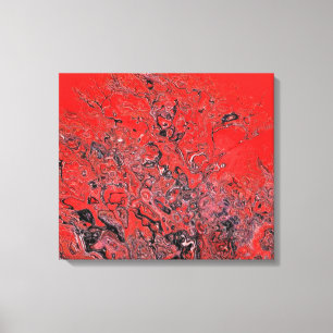 Toile Confusion rouge