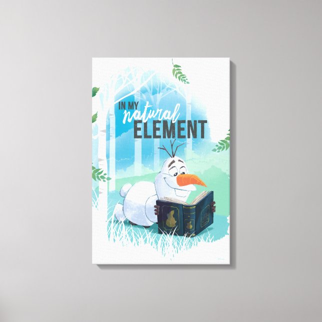 Toile Congelé 2 : Olaf | Dans Mon Élément Naturel (Recto)
