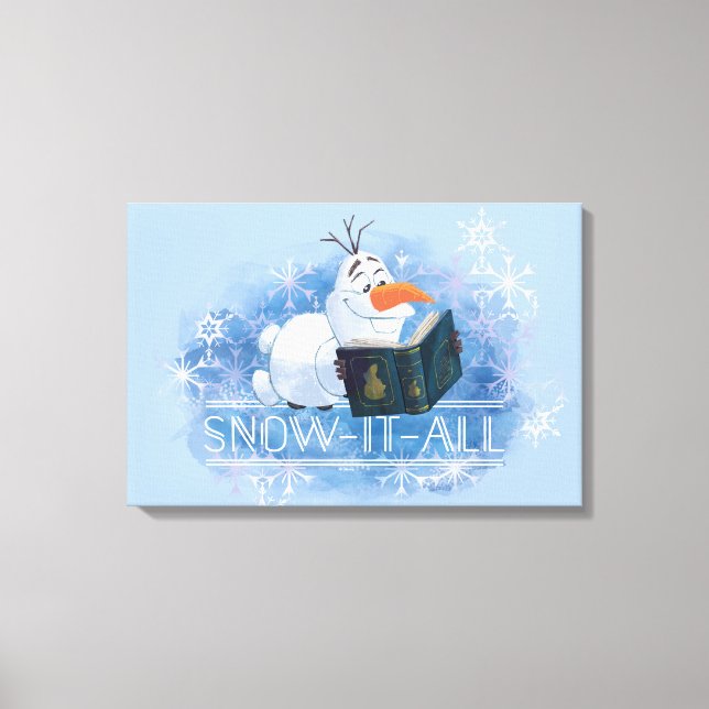 Toile Congelé 2 : Olaf | La neige (Recto)