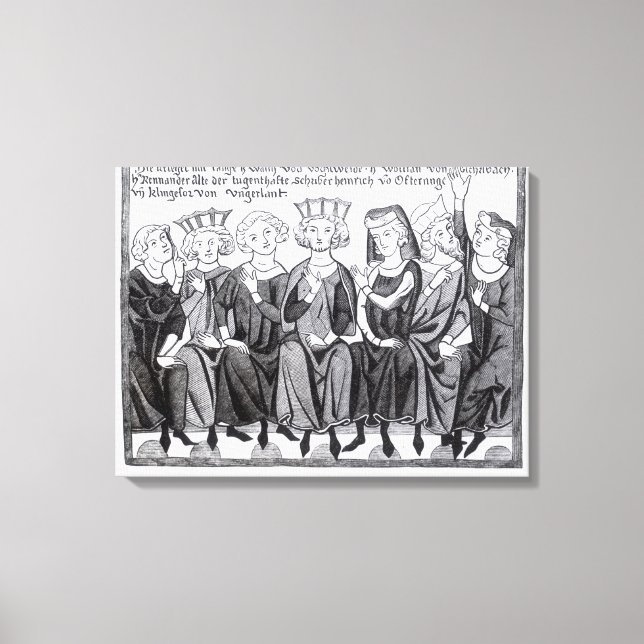 Toile Congrès poétique et musicale (Recto)