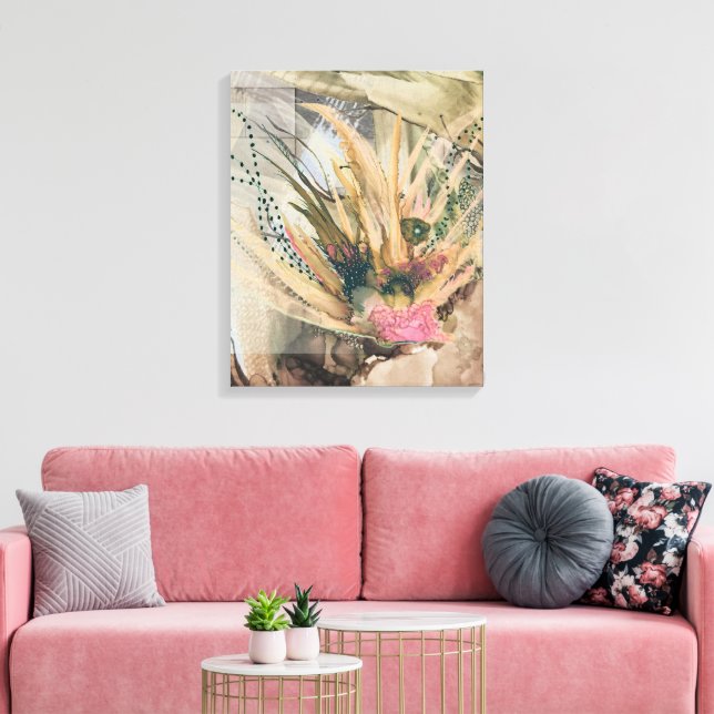 Toile Conk Shell Arrangement 16" x 20" (Insitu(Salon))