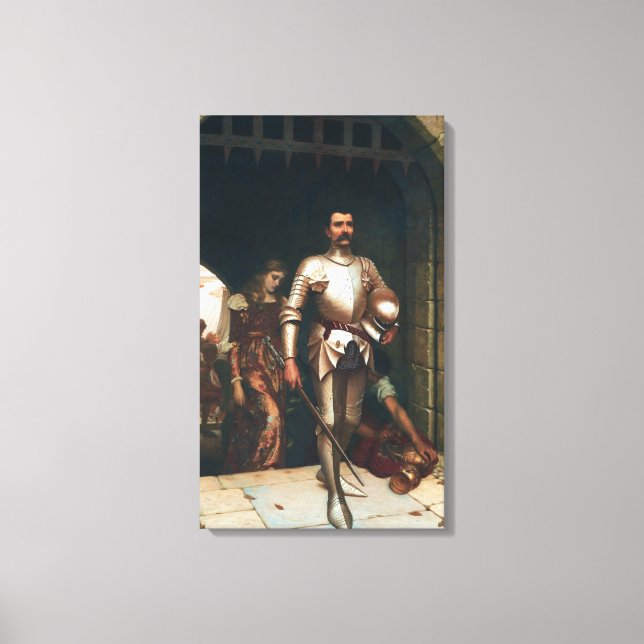 Toile Conquête (Chevalier médiéval victorieux) (Recto)