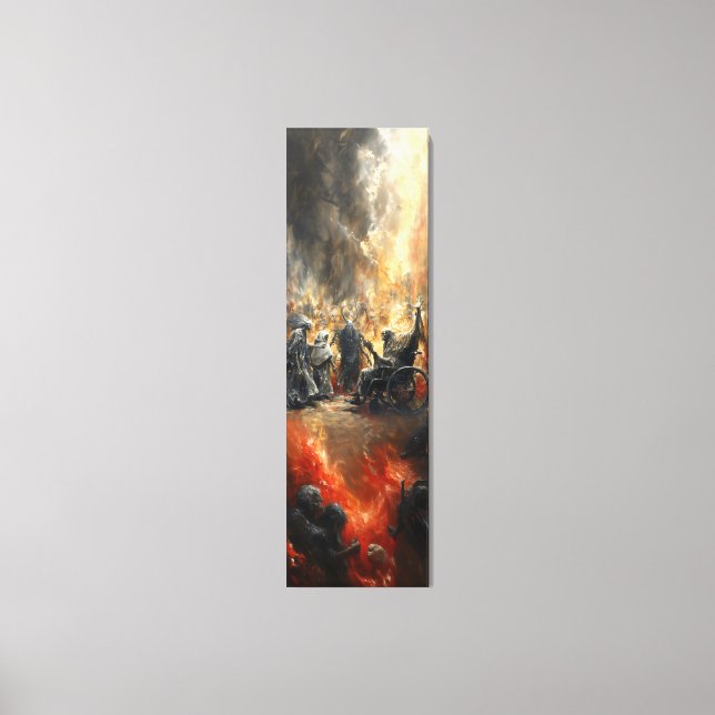 Toile 🔥 👾 conséquences de l'invasion Alien 🌆 (Recto)