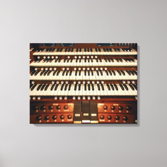 Toile Console d'orgue (Recto)