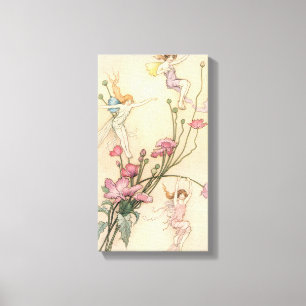 Toile Contes de Fées Vintage, Trois Esprits Remplis de J