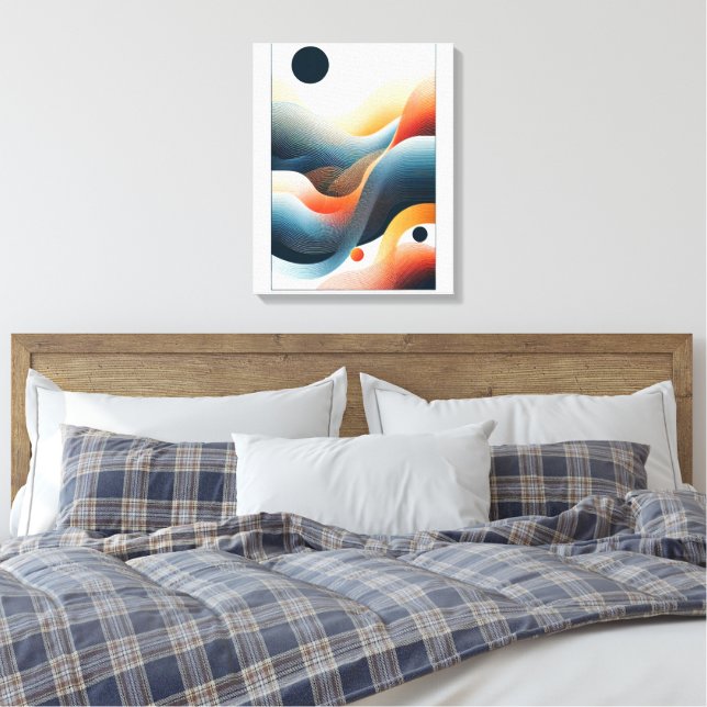 Toile Contours rythmiques (Insitu(Chambre))