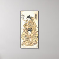 Cool japonais vintage ukiyo-e samuraj guerrier art