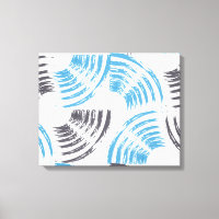 Cool, moderne, bleu abstrait tendance