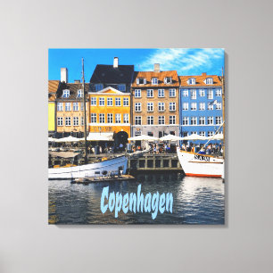 Toile Copenhague Danemark Capital Canal Homes Nyhavn