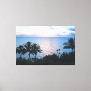 TOILE COPIE DE PROSPECTION DE COUCHER DU SOLEIL DE