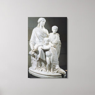 Toile Cornelia, mère des deux frères de Gracchi