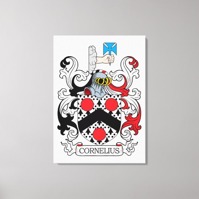 Toile Cornelius Family Crest (Recto)