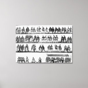 Toile Cortège au baptême de prince Arthur