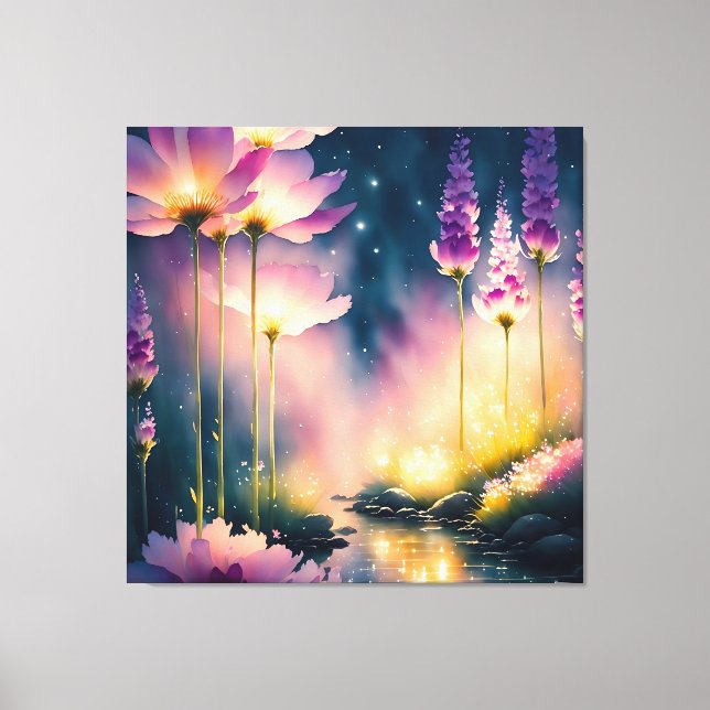 Toile Cosmos fleuris Art Work (Recto)